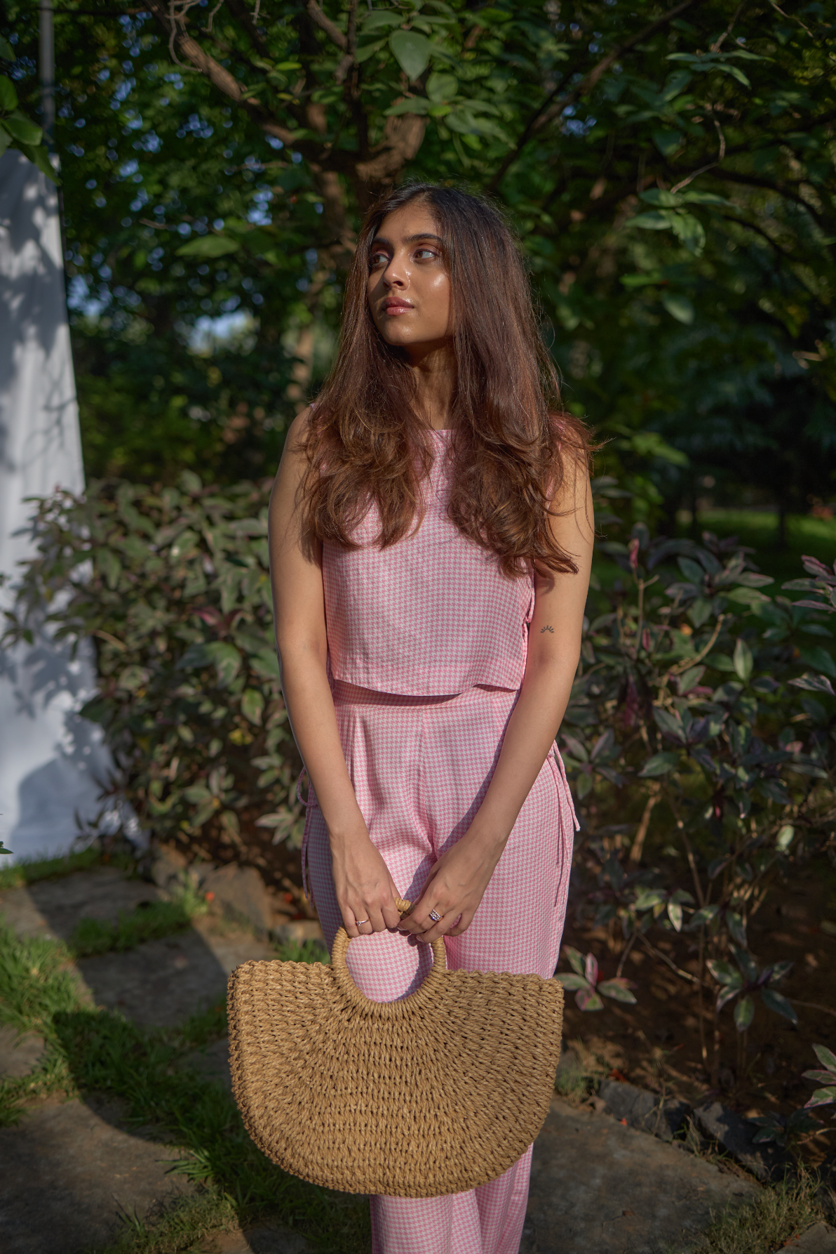 Pink String Top