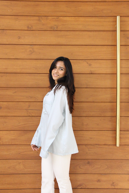 Houndstooth Twill Shirt