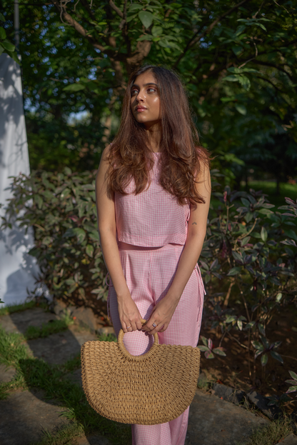 Pink String Top